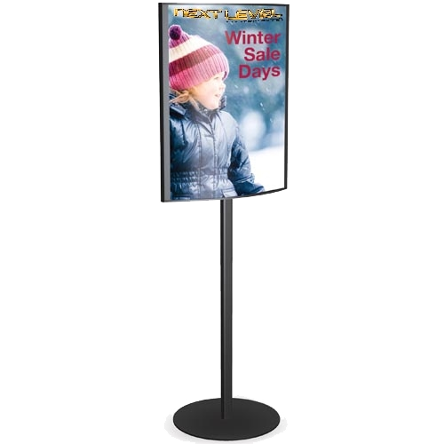 Convex Poster Sign Holder  Floor Standing Signs 22x28