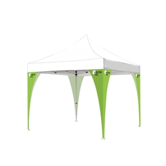 Tent Leg Covers custom pop-up event canopy with printed roof sku CMTLC