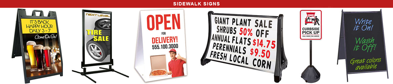 Sidewalk Signs